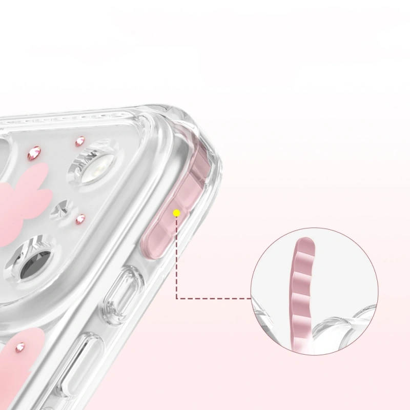 Apple iPhone 18 Pro Max Kılıf M-Safe Şarj Özellikli Zore Paris Elvo Sert PC Kapak