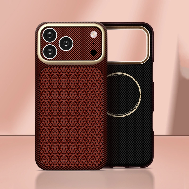 Apple iPhone 18 Pro Max Kılıf M-Safe Şarj Özellikli Zore Paris Nexel Sert PC Kapak