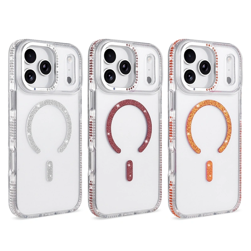 Apple iPhone 18 Pro Max Kılıf M-safe Şarj Özellikli Zore Tera Silikon Kapak