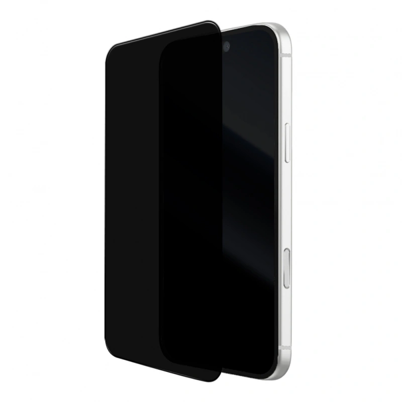 Apple iPhone 18 Pro Mohseven M7 Privacy Sapphire Coating Temperli Cam Ekran Koruyucu + Kolay Uygulama Aparatı