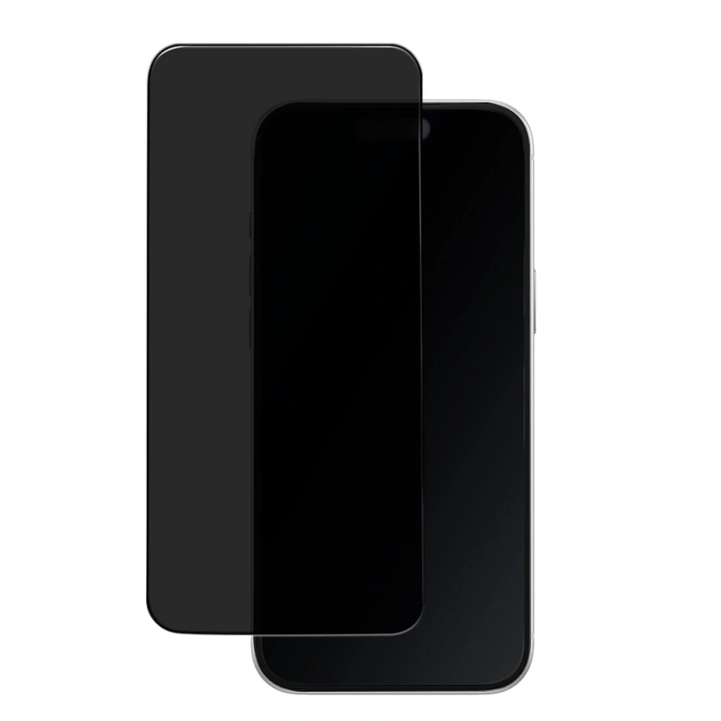 Apple iPhone 18 Pro Mohseven M7 Privacy Sapphire Coating Temperli Cam Ekran Koruyucu + Kolay Uygulama Aparatı