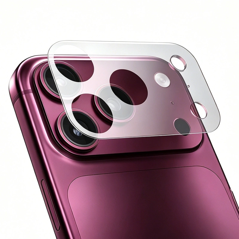 Apple iPhone 18 Pro Mohseven Pet Film Kamera Çerçeve Koruyucu