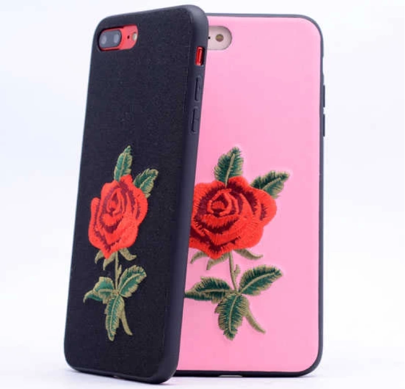 Apple iPhone 7 Plus Kılıf Zore Rose Kapak