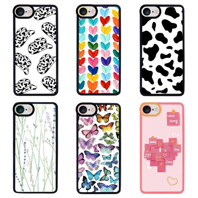 Apple iPhone 8 Kılıf Zore M-Fit Desenli Kapak