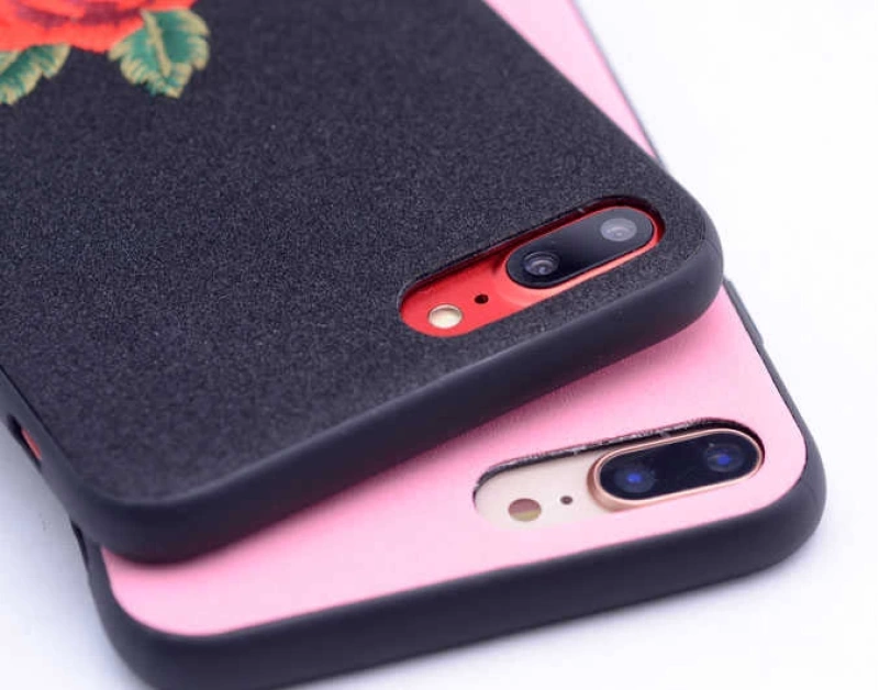 Apple iPhone 8 Plus Kılıf Zore Rose Kapak