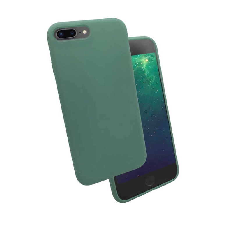 More TR Apple iPhone 8 Plus Kılıf Zore Silk Silikon