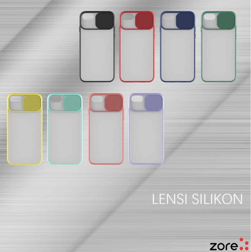 Apple iPhone SE 2022 Kılıf Zore Lensi Kapak