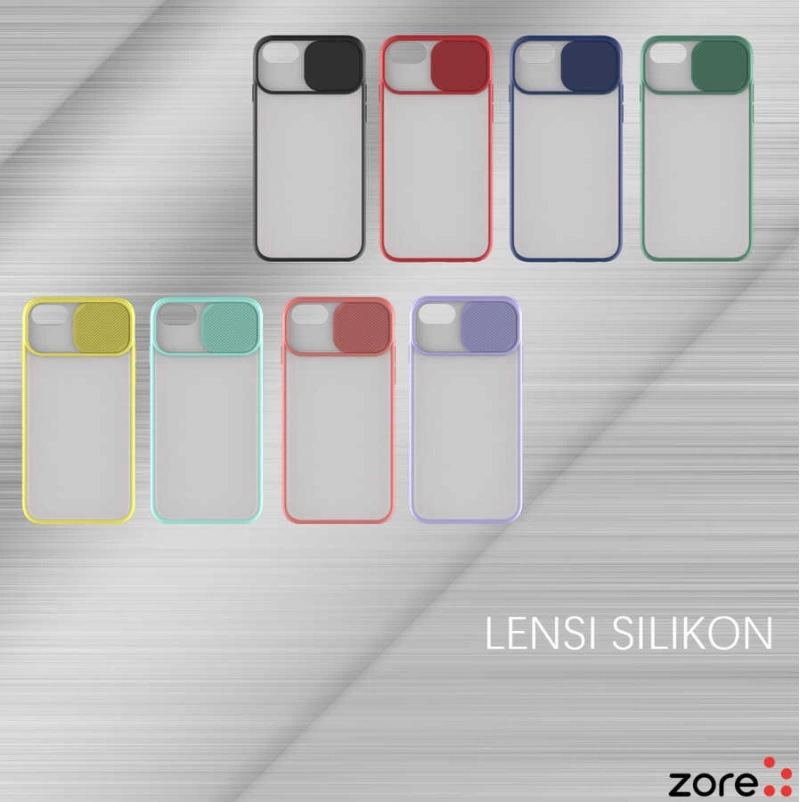 Apple iPhone SE 2022 Kılıf Zore Lensi Kapak