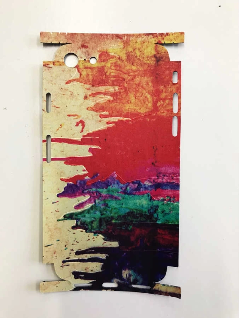 Apple iPhone SE 2022 Zore 5D Desenli Sticker Kaplama