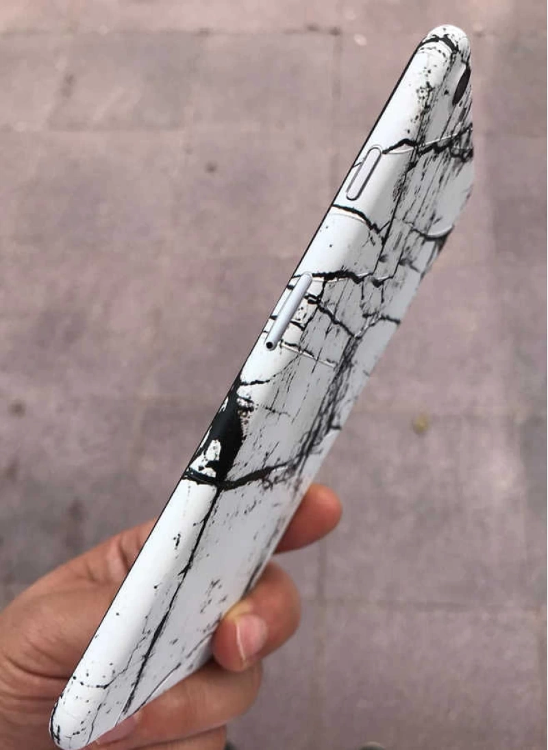 Apple iPhone SE 2022 Zore 5D Desenli Sticker Kaplama