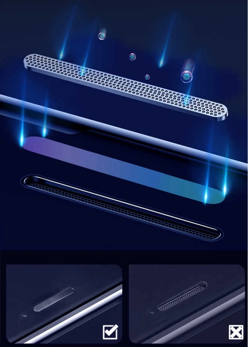 Apple iPhone SE 2022 Zore Anti-Dust Mat Privacy Temperli Ekran Koruyucu