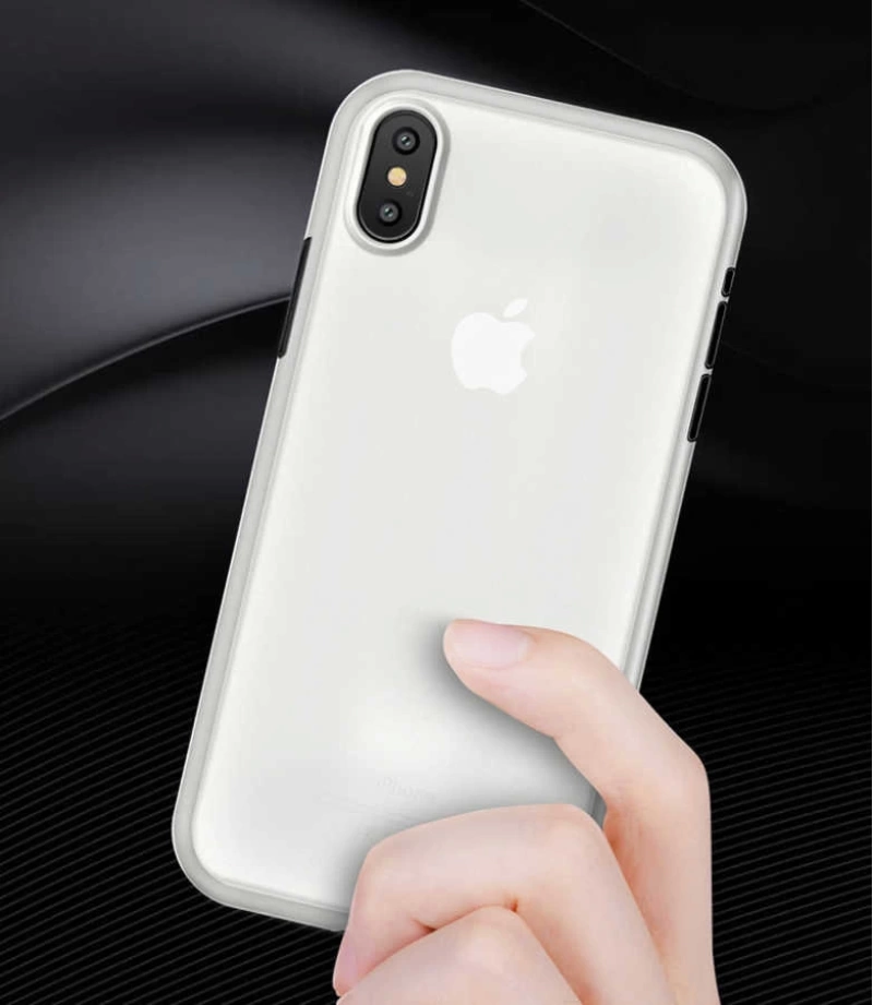 Apple iPhone X Kılıf Zore 1.Kalite PP Silikon