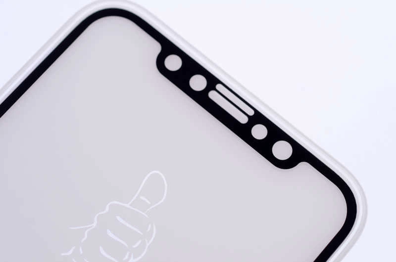 Apple iPhone X Zore Kenarları Kırılmaya Dayanıklı Cam Ekran Koruyucu