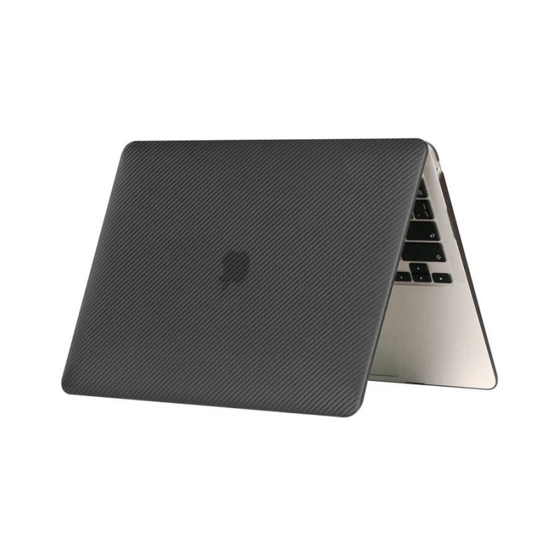 Apple Macbook 13.3 Air 2020 A2337 Zore MSoft Carbon Fiber Tasarımlı Kapak