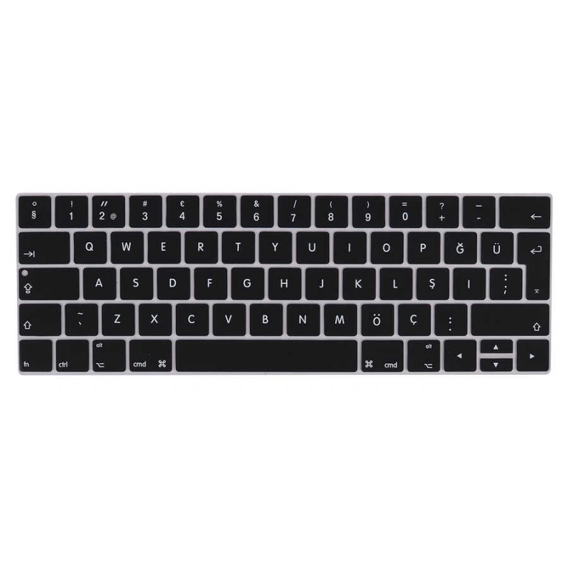 Apple Macbook 15 Pro 2017 A1707 Zore Klavye Koruyucu Silikon Ped