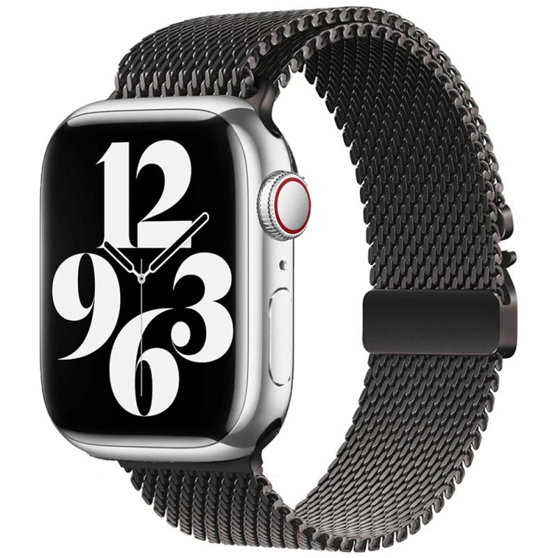 Apple Watch 10 42mm Zore KRD-121 Metal Hasır Kordon