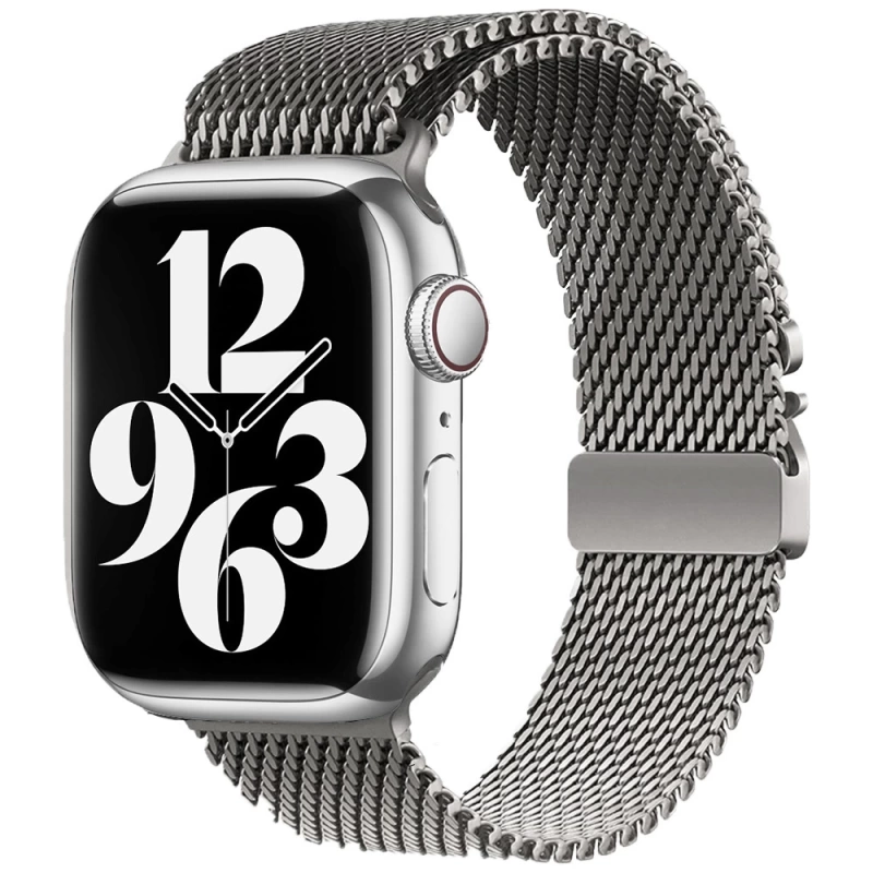 Apple Watch 10 42mm Zore KRD-121 Metal Hasır Kordon