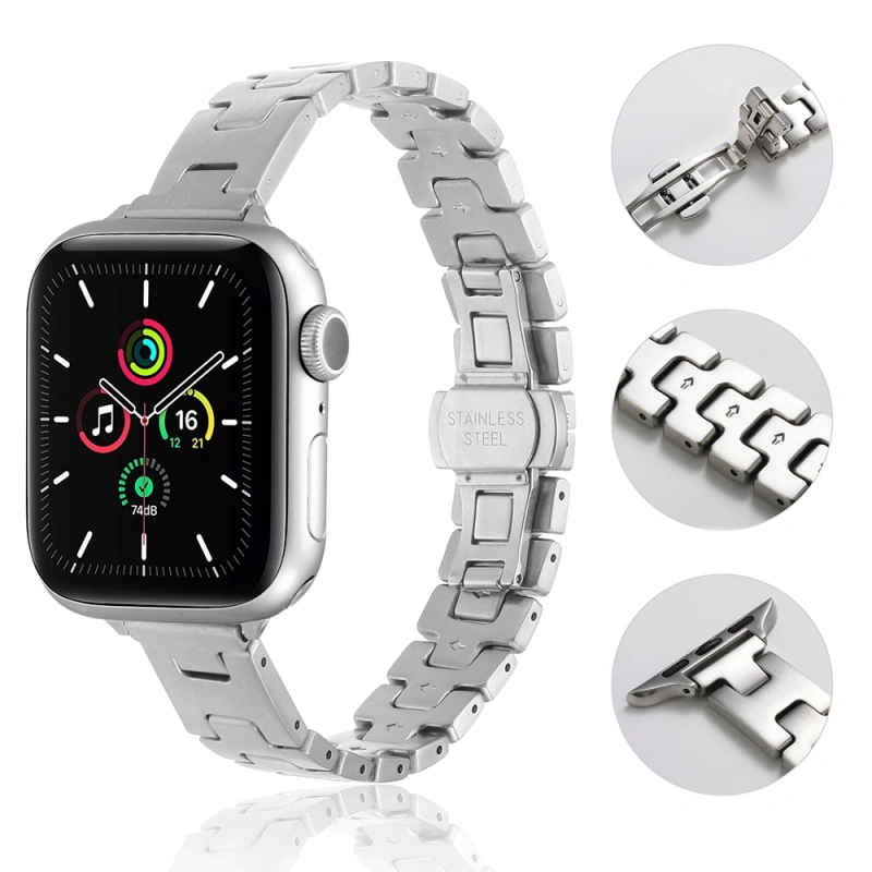 Apple Watch 10 42mm Zore KRD-150 Metal Kordon