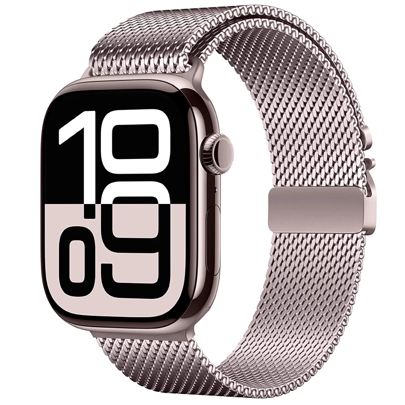 Apple Watch 10 46mm Zore KRD-121 Metal Hasır Kordon