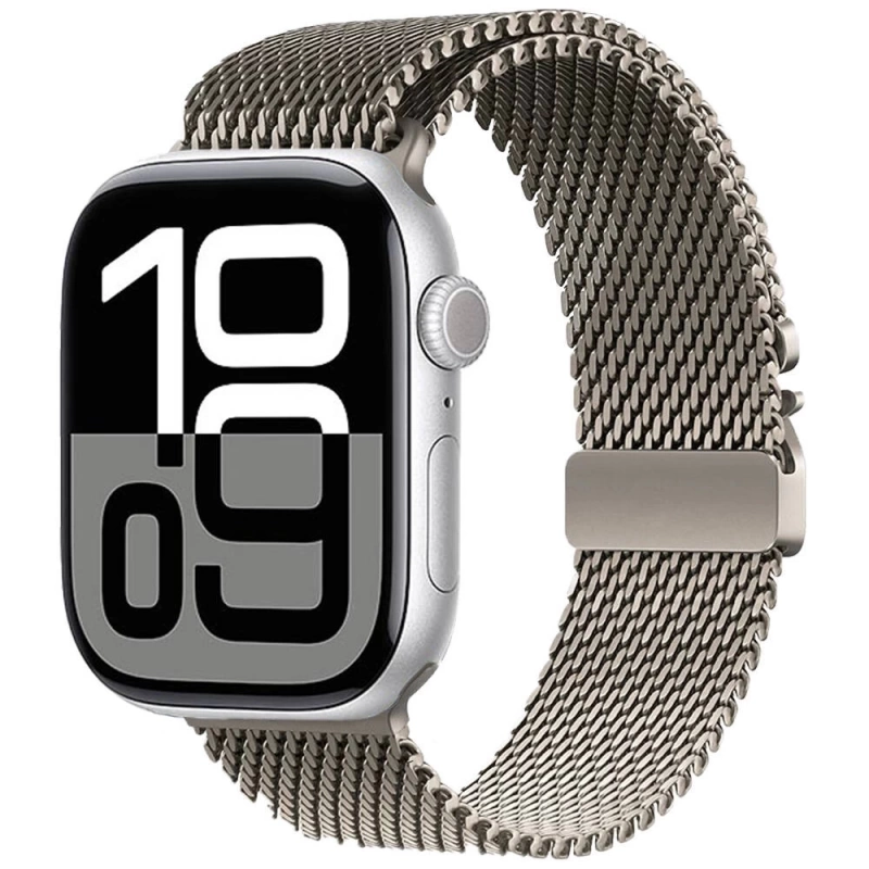 Apple Watch 10 46mm Zore KRD-121 Metal Hasır Kordon