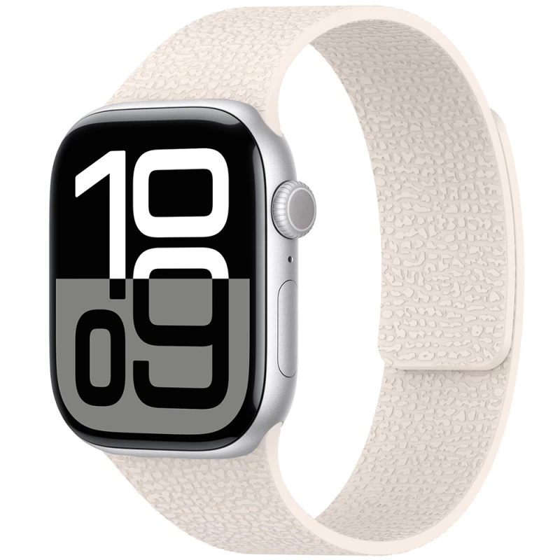 Apple Watch 10 46mm Zore KRD-136 Kabartma Desenli Silikon Kordon