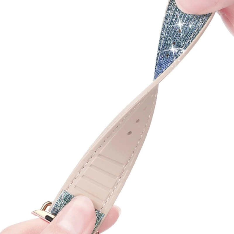 Apple Watch 38 40 41 Blink kordon - Gümüş