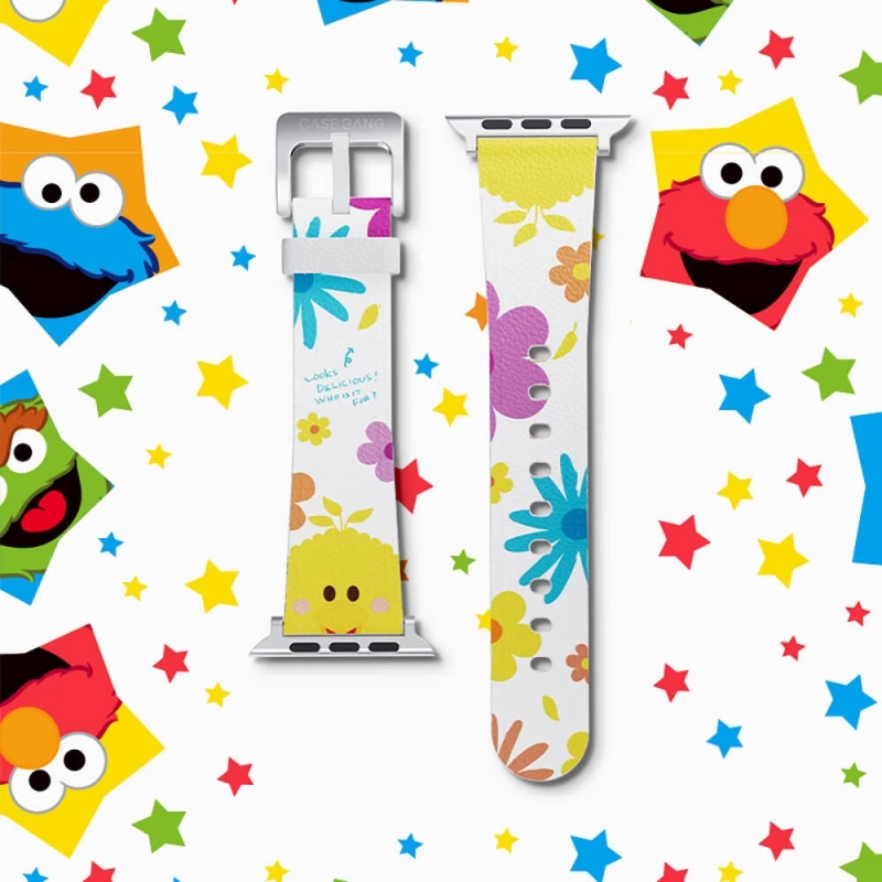 Apple Watch 38mm Casebang Sesame Street Serisi Deri Saat Kordon