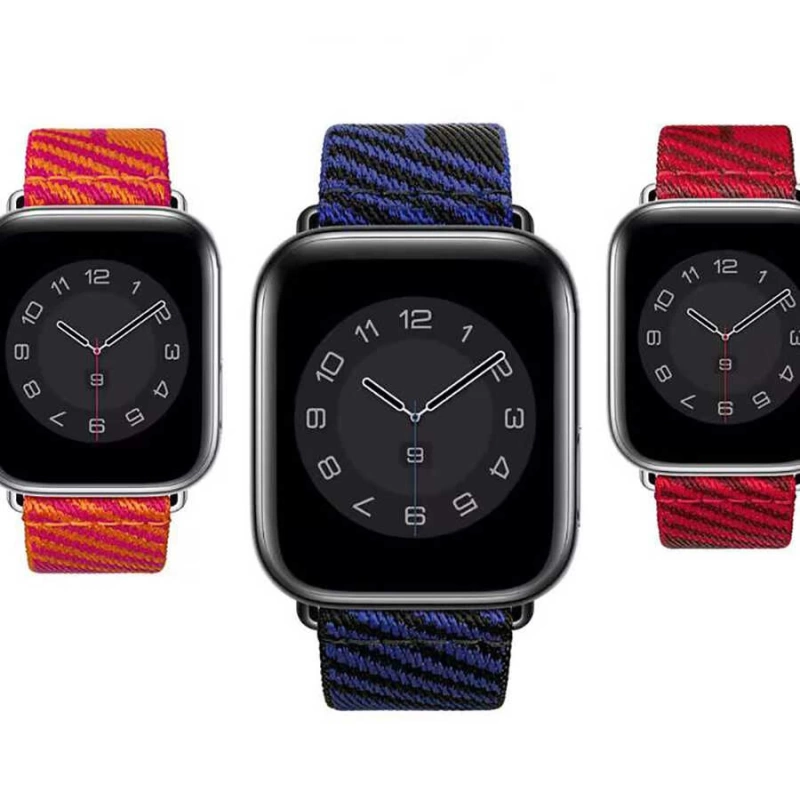 Apple Watch 38mm KRD-51 Hasır Kordon