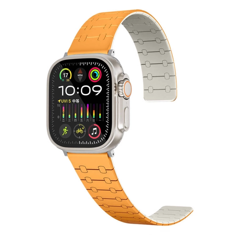 Apple Watch 38mm Zore KRD-111 Çizgili Desenli Silikon Kordon