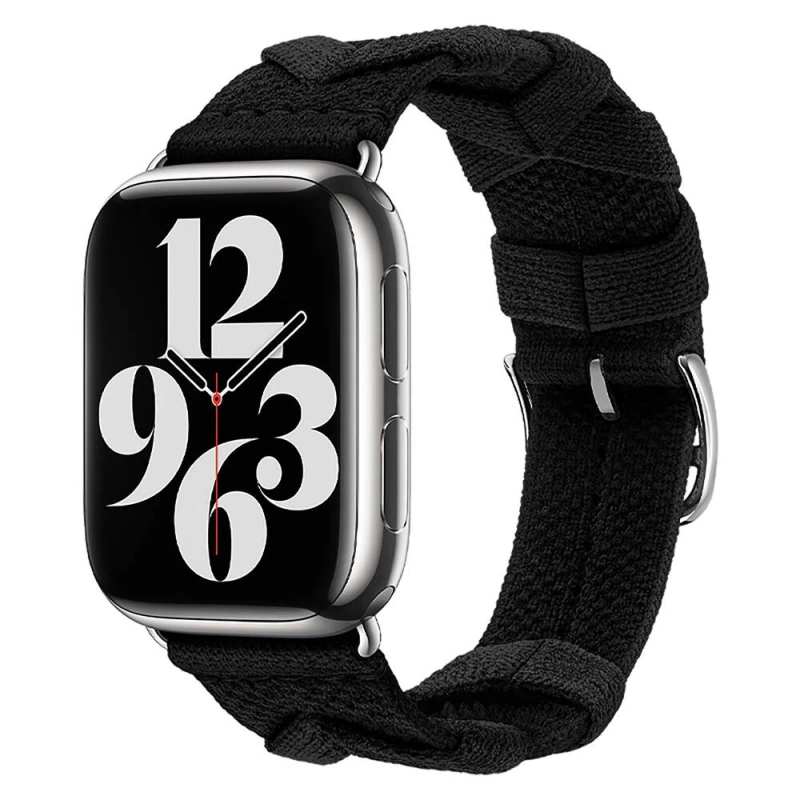 Apple Watch 38mm Zore KRD-97 Sarmal Örgü Tasarımlı Kordon