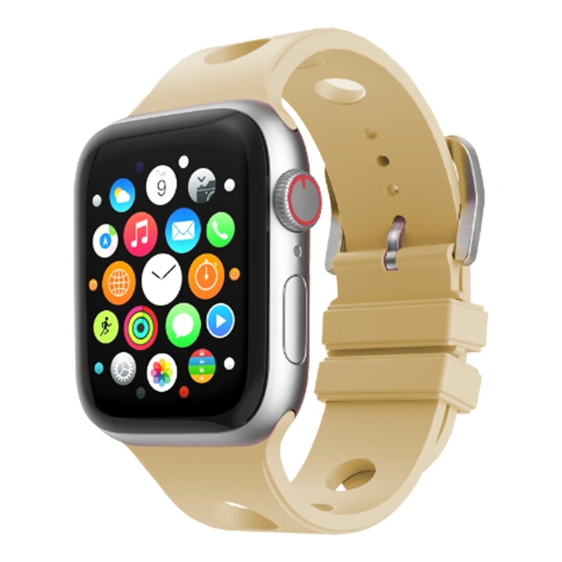 Apple Watch 40mm Delikli Tasarım Zore KRD-147 Silikon Kordon