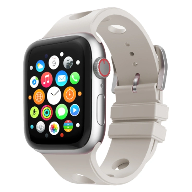 Apple Watch 40mm Delikli Tasarım Zore KRD-147 Silikon Kordon