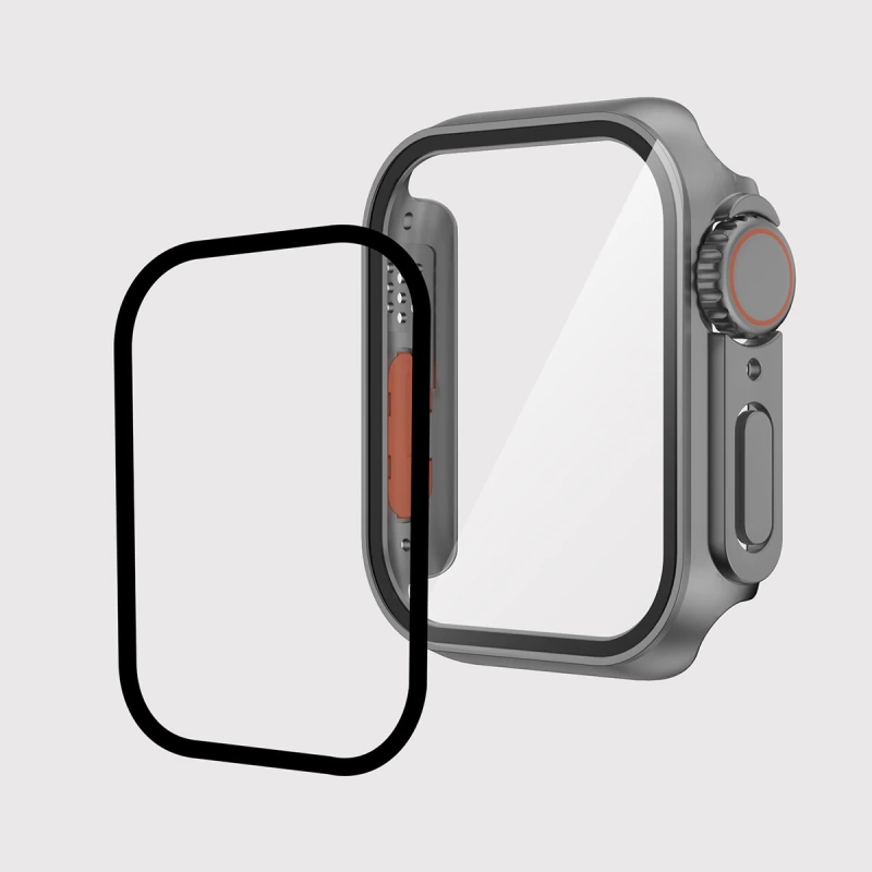 Apple Watch 40mm - Watch Ultra 49mm Kasa Dönüştürücü ve Ekran Koruyucu Zore Watch Gard 26