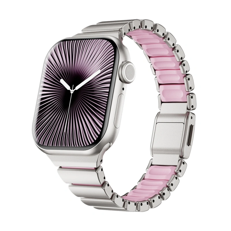 Apple Watch 40mm Zore KRD-149 Metal Silikon Kordon