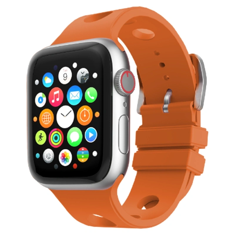 Apple Watch 42mm Delikli Tasarım Zore KRD-147 Silikon Kordon