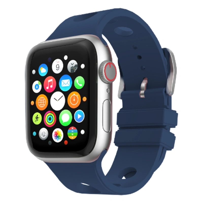 Apple Watch 42mm Delikli Tasarım Zore KRD-147 Silikon Kordon