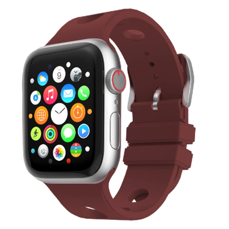Apple Watch 42mm Delikli Tasarım Zore KRD-147 Silikon Kordon