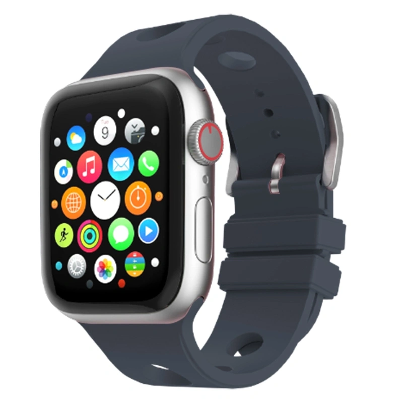 Apple Watch 42mm Delikli Tasarım Zore KRD-147 Silikon Kordon