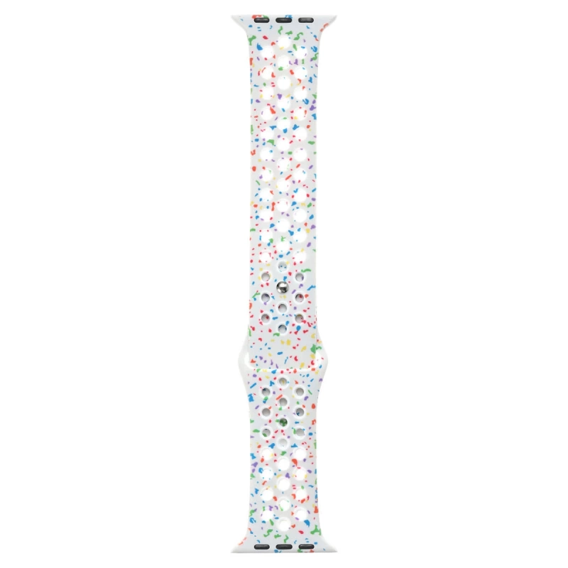 Apple Watch 42mm Kordon Yeni Seri 2023 KRD-02 Silikon Strap Kayış