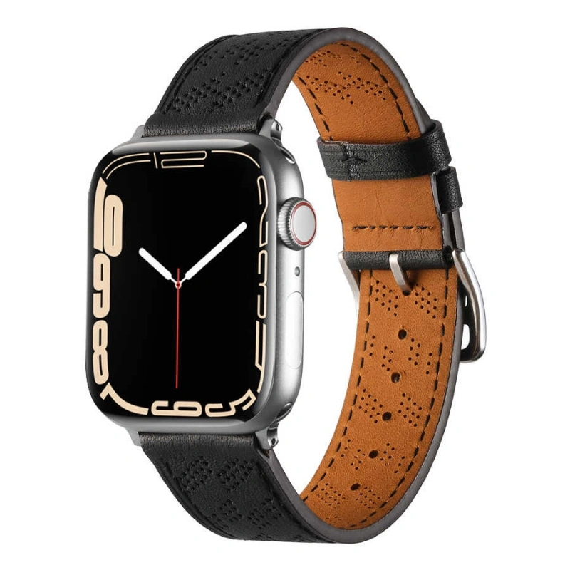 ​​​Apple Watch 42mm KRD-76 PU Deri Kordon Strap Kayış