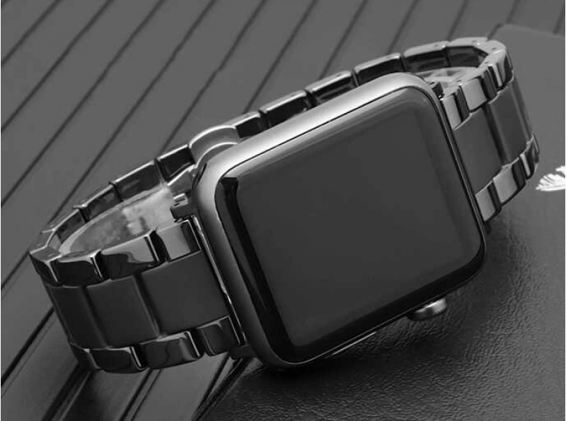 ​​​Apple Watch 42mm Mat Seramik Metal Kordon
