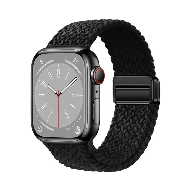 Apple Watch 42mm Zore KRD-134 Örgü Tasarımlı Hasır Kordon Strap Kayış