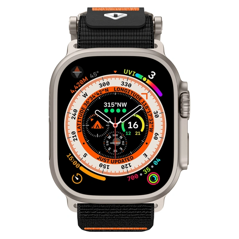 Apple Watch 42mm Zore KRD-154 Naylon Kumaş Hasır Örgülü Kordon