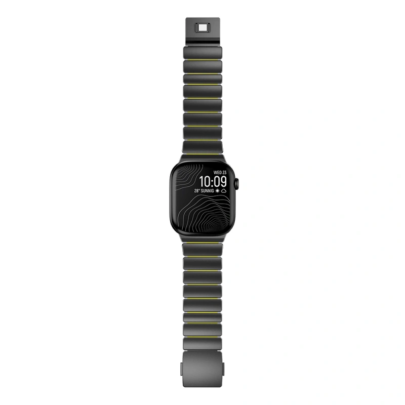 Apple Watch 44mm Zore KRD-149 Metal Silikon Kordon