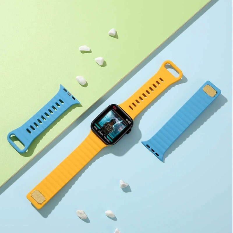 Apple Watch 44mm Zore KRD-73 Silikon Kordon