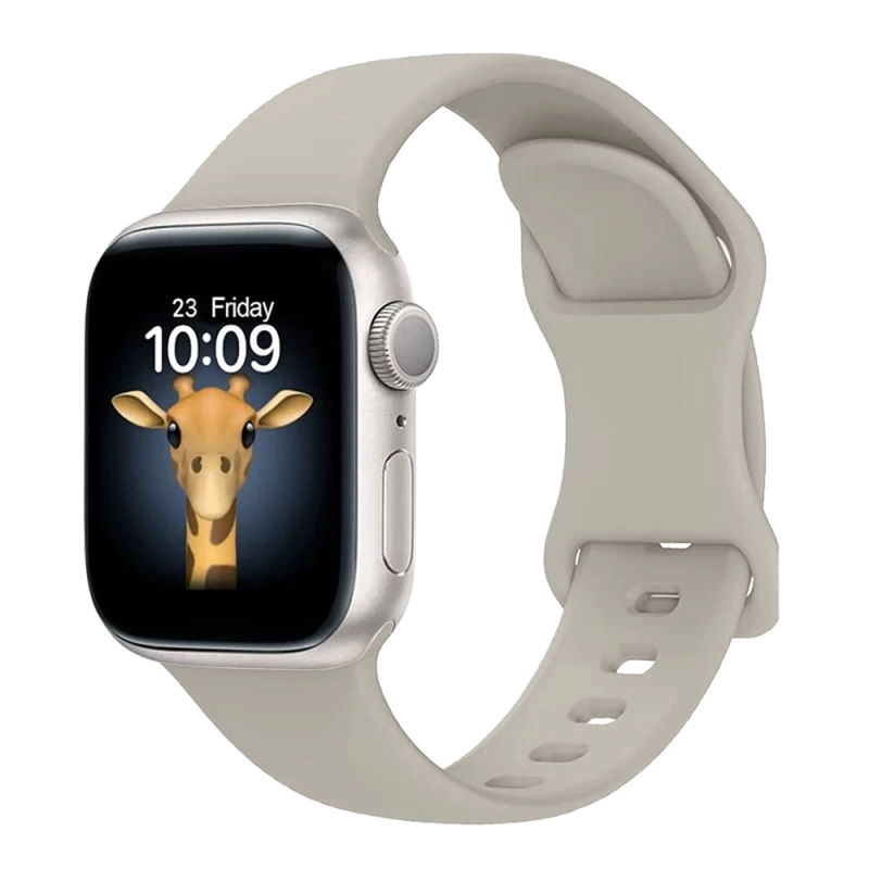 Apple Watch 7 41mm Zore KRD-131 Silikon Kordon Strap Kayış
