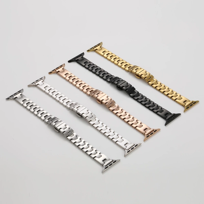 Apple Watch 7 41mm Zore KRD-150 Metal Kordon Strap Kayış