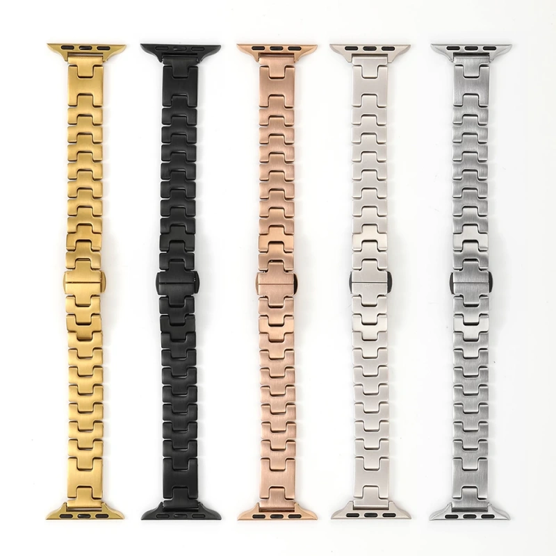 Apple Watch 7 41mm Zore KRD-150 Metal Kordon Strap Kayış