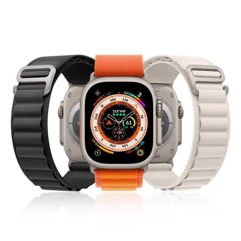 Apple Watch 7 41mm Zore KRD-74 Hasır Kordon