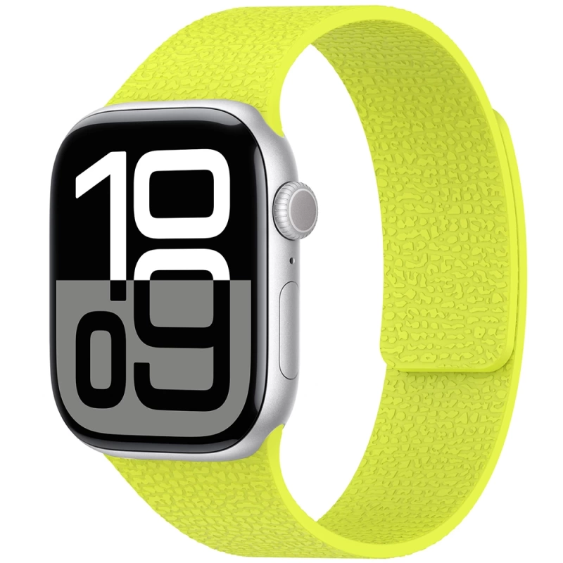 Apple Watch 7 45mm Zore KRD-136 Kabartma Desenli Silikon Kordon